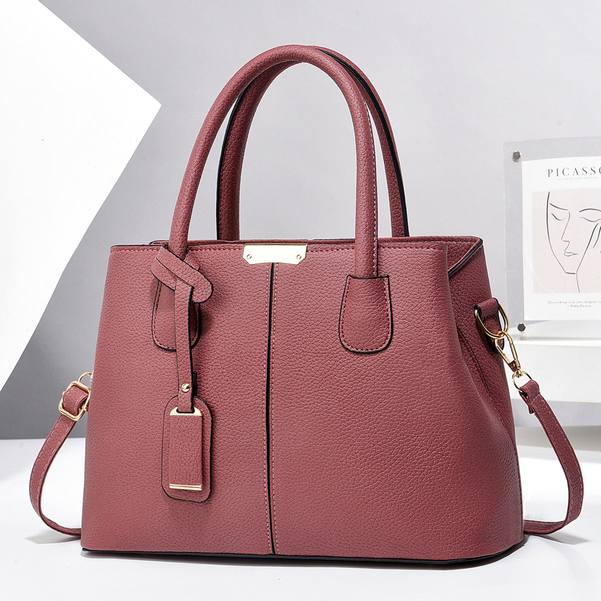 Women PU Leather Handbags Ladies Large Capacity Tote Bag Female Square Shoulder Bags New Fashion Crossbody Bags Rabio Toys & clothin