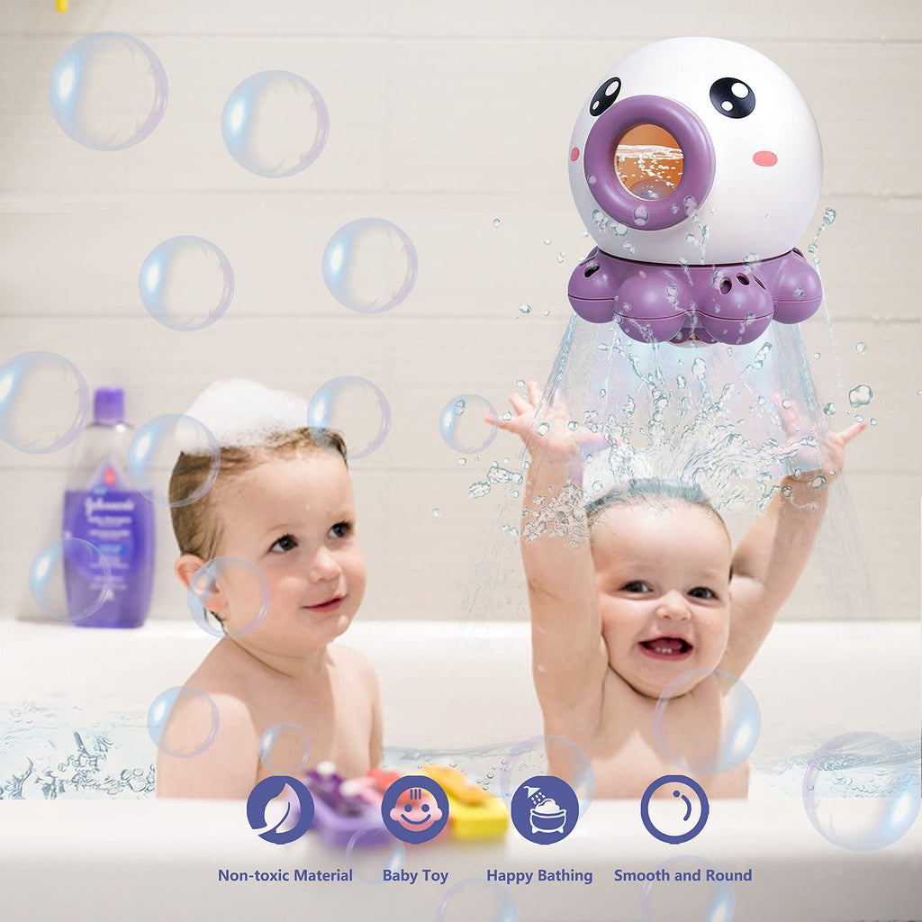 Octopus Fountain Bath Toy Water Jet Rotating Shower Bathroom Toy Summer Water Toys Sprinkler Beach Toys Kids Water Toys Rabio Toys & clothin