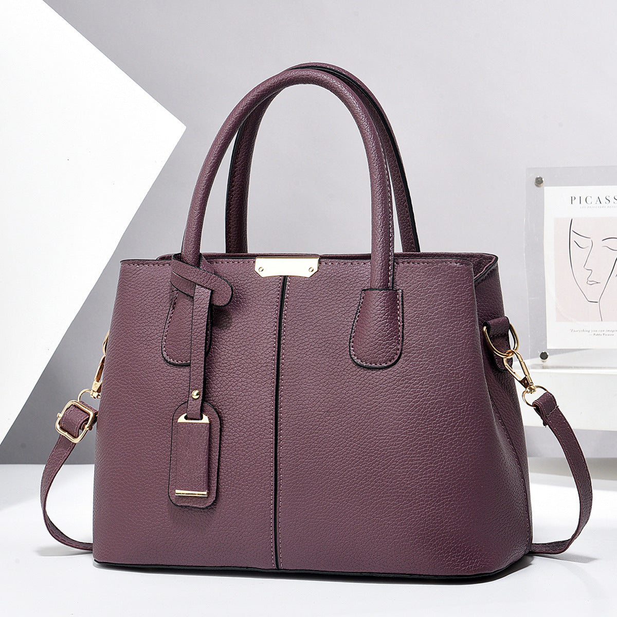 Women PU Leather Handbags Ladies Large Capacity Tote Bag Female Square Shoulder Bags New Fashion Crossbody Bags Rabio Toys & clothin
