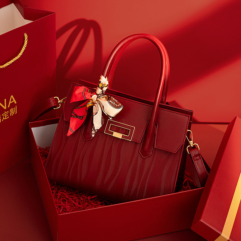 Stylish Red Carry-All Bag shopify