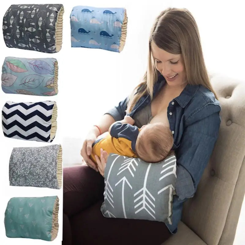 Baby Nursing Arm Pillow – Adjustable Cotton Breastfeeding Cushion CJdropshipping