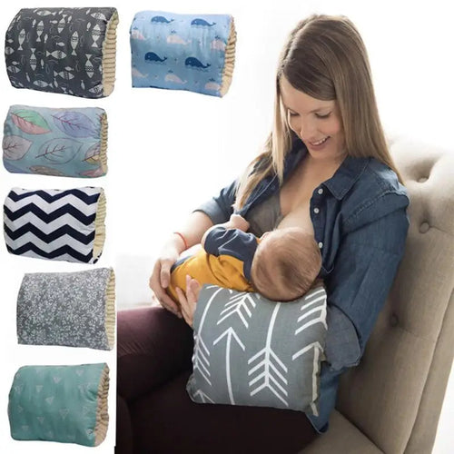 Baby Nursing Arm Pillow – Adjustable Cotton Breastfeeding Cushion CJdropshipping