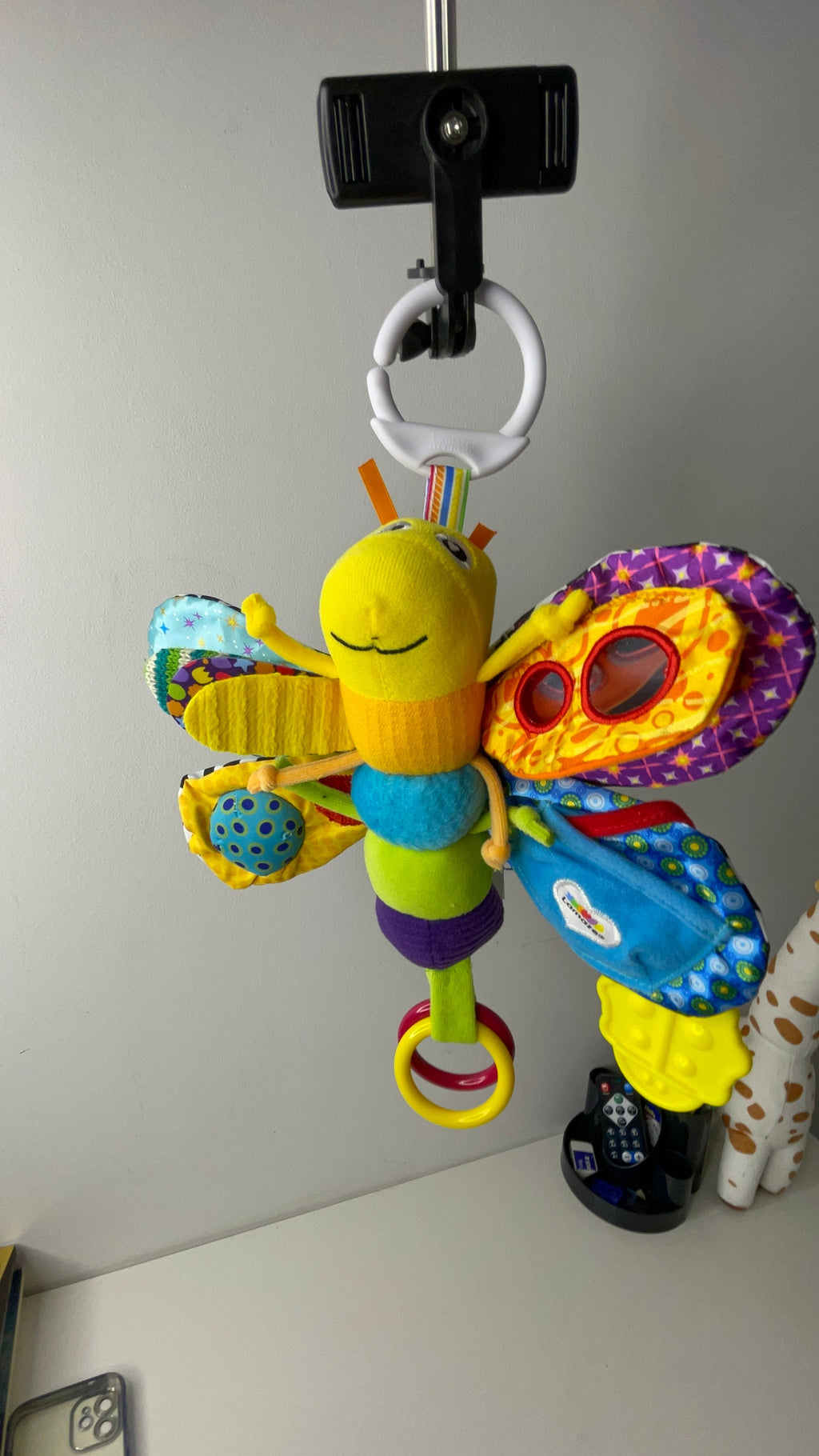 Hanging Toy Baby Stroller or Bed Toy Ring Inside Plush Educational Toy Rabio Toys & clothin