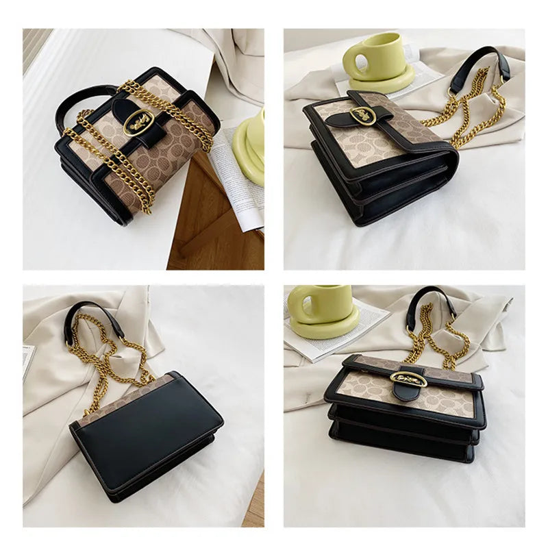 The Artisan Print Chain Bag — Shoulder Luxe