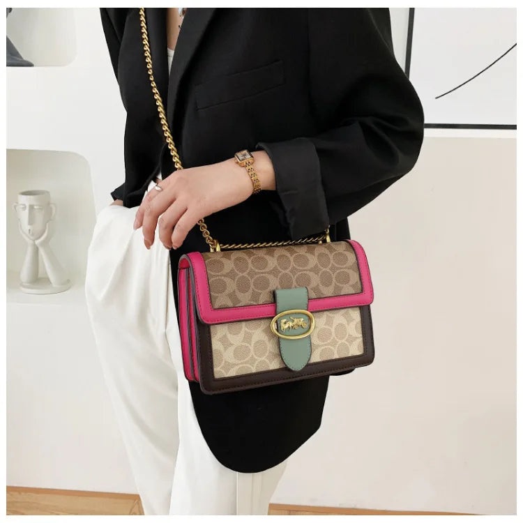 The Artisan Print Chain Bag — Shoulder Luxe