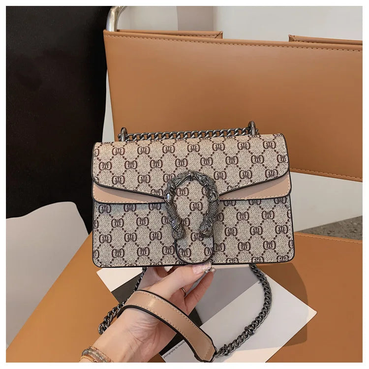 The Underarm Chain Bag — Retro Print Edition