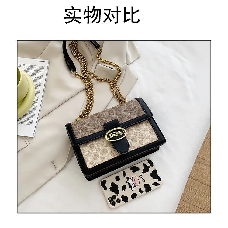The Artisan Print Chain Bag — Shoulder Luxe