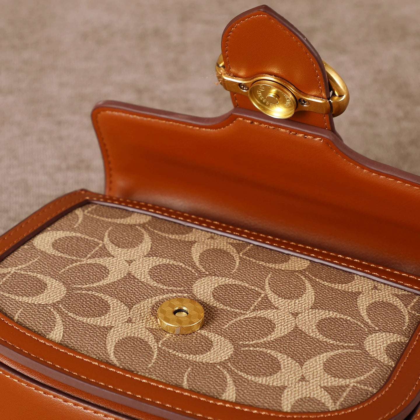 The Contrast Saddle Bag — Crossbody Statement Piece