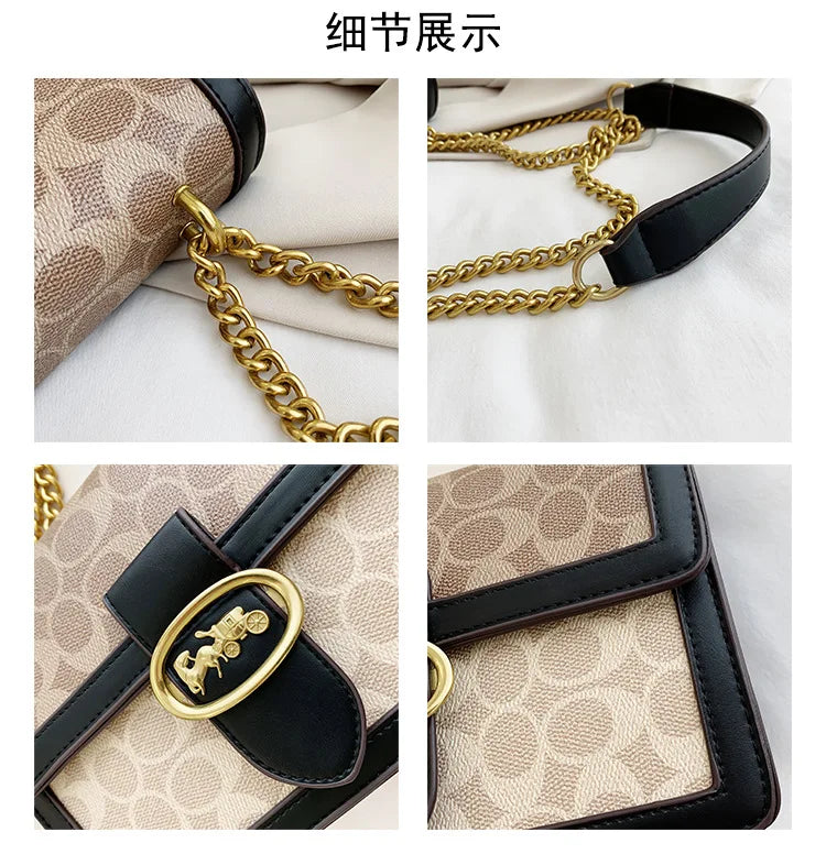 The Artisan Print Chain Bag — Shoulder Luxe