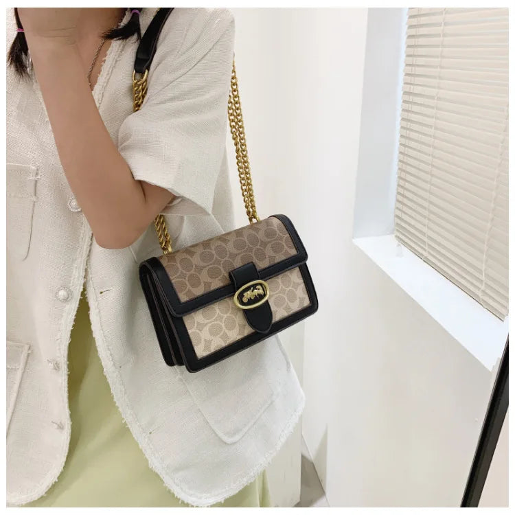 The Artisan Print Chain Bag — Shoulder Luxe