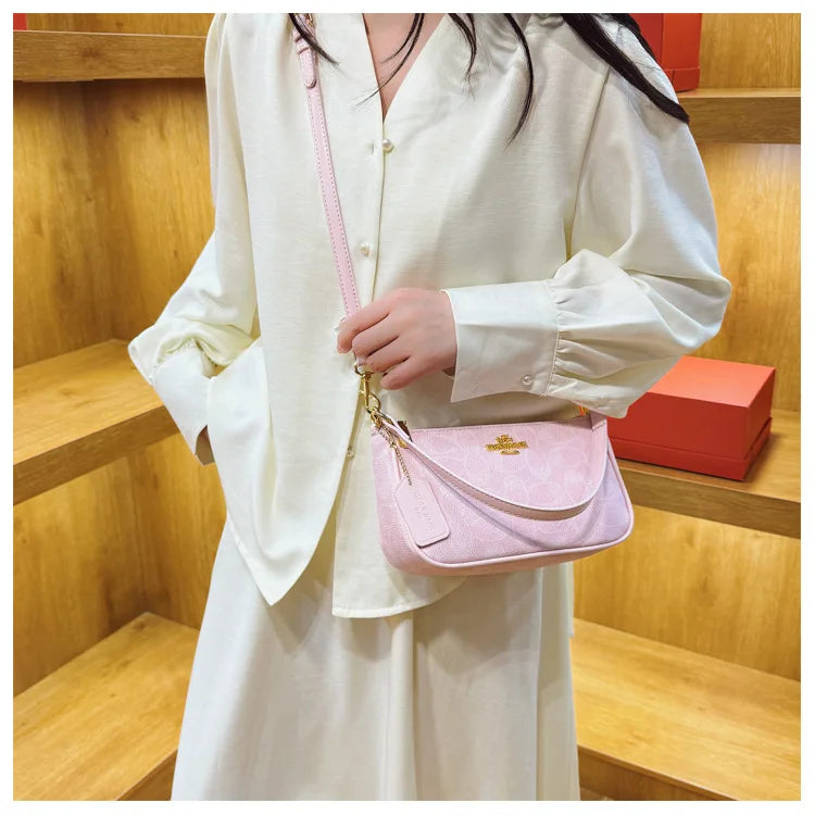 The Printed Crossbody — Retro Statement Bag