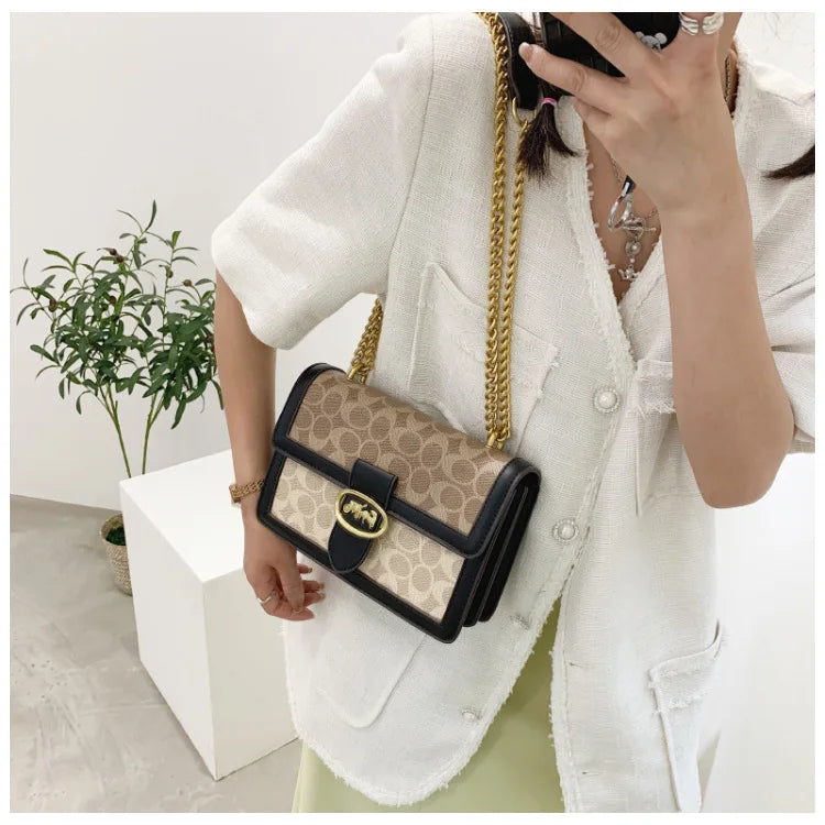 The Artisan Print Chain Bag — Shoulder Luxe
