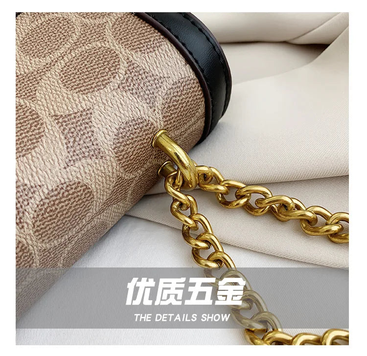 The Artisan Print Chain Bag — Shoulder Luxe