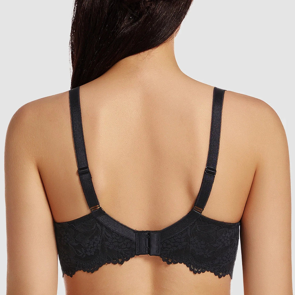 Comfort Lace Full Coverage Bra – Soft Support Everyday Wear