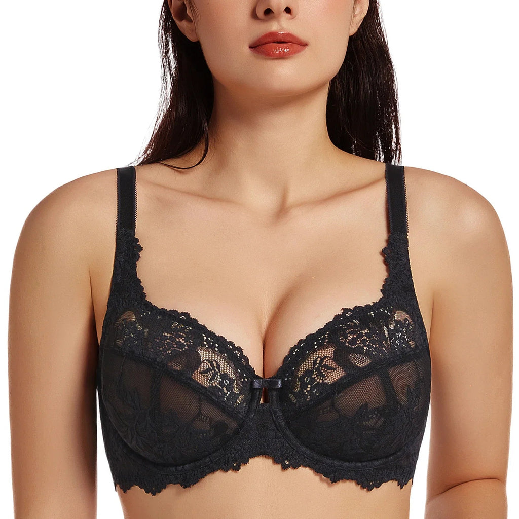 Comfort Lace Full Coverage Bra – Soft Support Everyday Wear