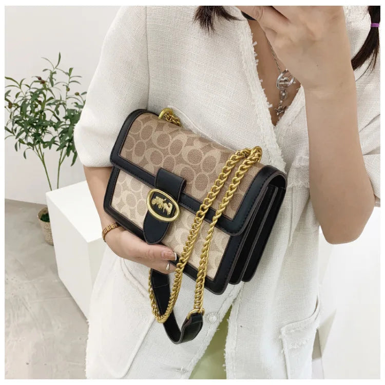 The Artisan Print Chain Bag — Shoulder Luxe