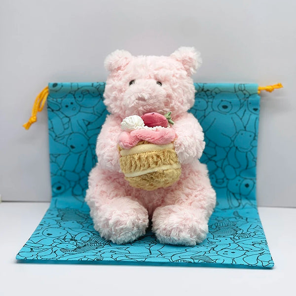 Charming Cake Bear Plush Gift