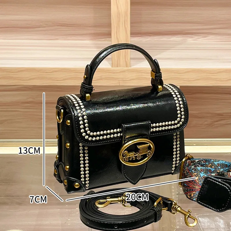 The Wide-Strap Shoulder Bag — Retro Luxe Edit