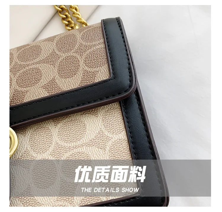 The Artisan Print Chain Bag — Shoulder Luxe