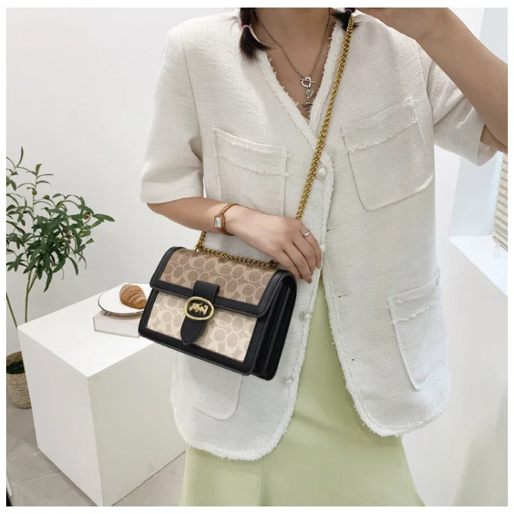 The Artisan Print Chain Bag — Shoulder Luxe