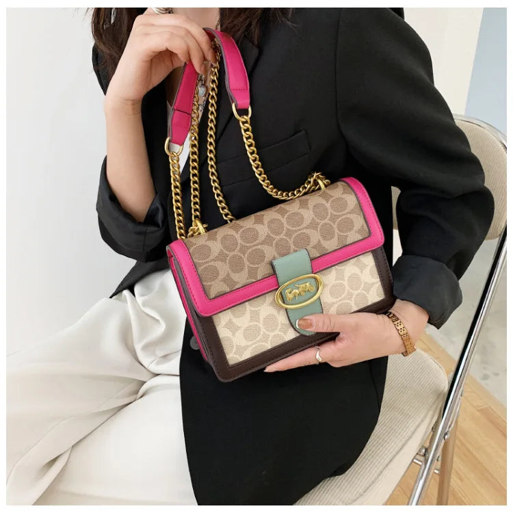 The Artisan Print Chain Bag — Shoulder Luxe