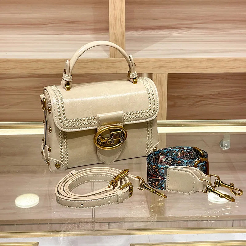 The Wide-Strap Shoulder Bag — Retro Luxe Edit