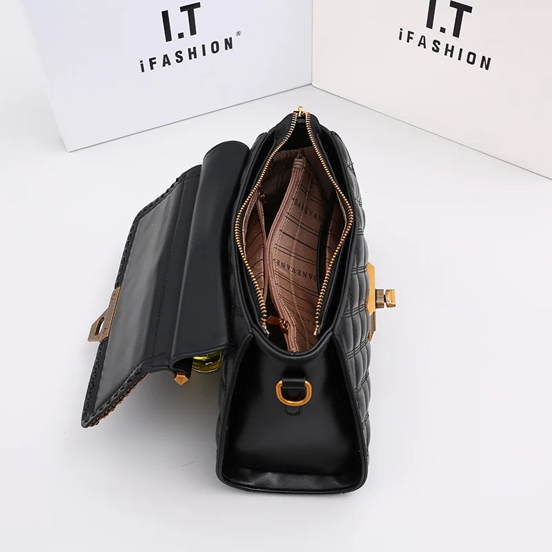 The Autumn Luxe Shoulder Bag — High-End Texture Edit