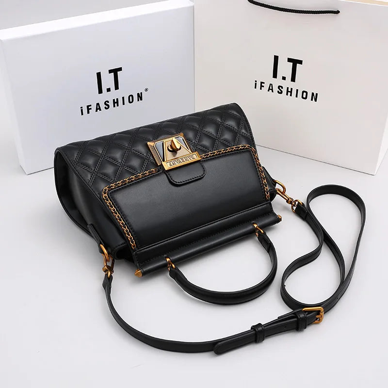 The Autumn Luxe Shoulder Bag — High-End Texture Edit