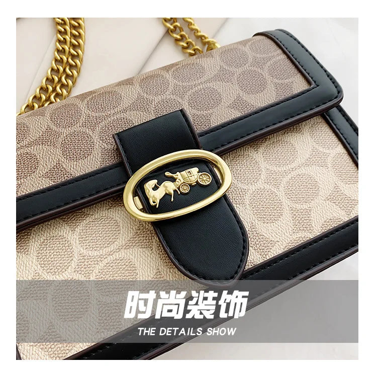 The Artisan Print Chain Bag — Shoulder Luxe