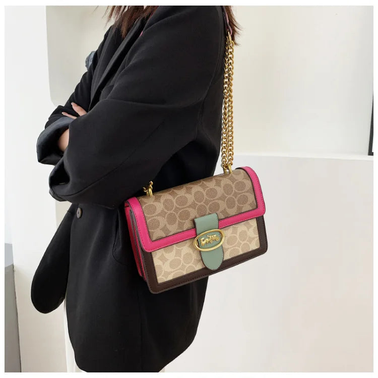 The Artisan Print Chain Bag — Shoulder Luxe