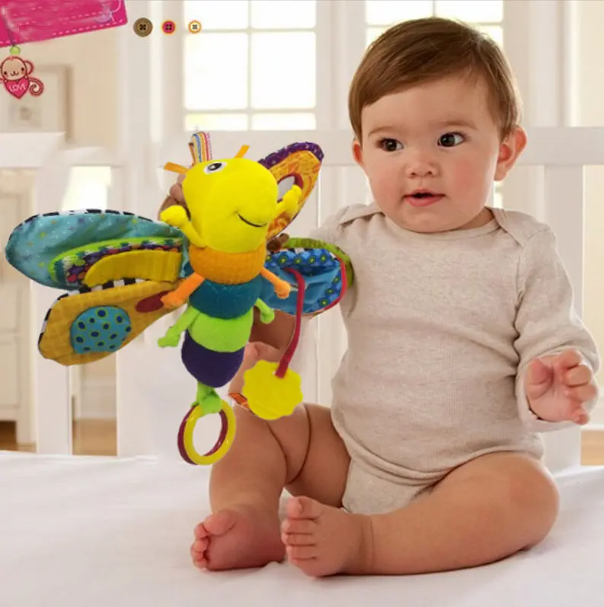 Hanging Toy Baby Stroller or Bed Toy Ring Inside Plush Educational Toy Rabio Toys & clothin