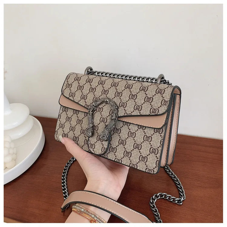 The Underarm Chain Bag — Retro Print Edition