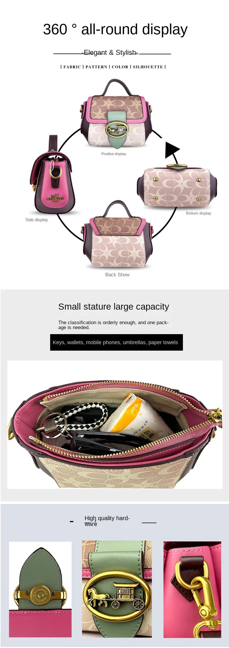 The Minimalist Mini Bag — Clean Lines Collection