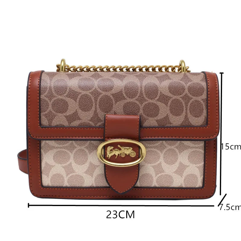 The Artisan Print Chain Bag — Shoulder Luxe