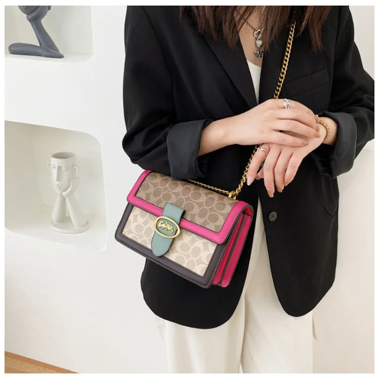 The Artisan Print Chain Bag — Shoulder Luxe