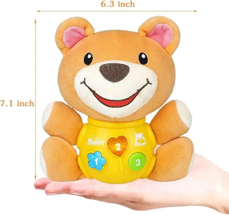 Plush Musical Cute Cartoon Bear Stuffed Toys Baby Soothe Rabio Toys & clothin
