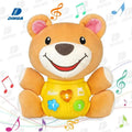 Plush Musical Cute Cartoon Bear Stuffed Toys Baby Soothe Rabio Toys & clothin