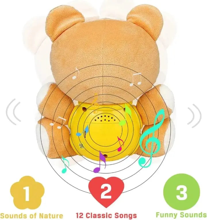 Plush Musical Cute Cartoon Bear Stuffed Toys Baby Soothe Rabio Toys & clothin