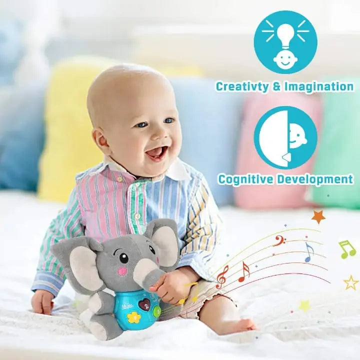 Elevent Plush Musical Baby Toy Cute Stuffed Animal Rabio Toys & clothin