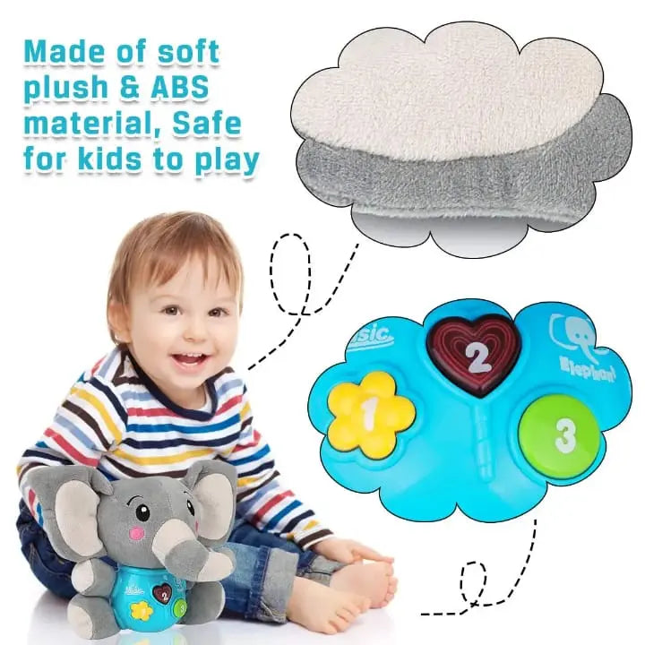 Elevent Plush Musical Baby Toy Cute Stuffed Animal Rabio Toys & clothin