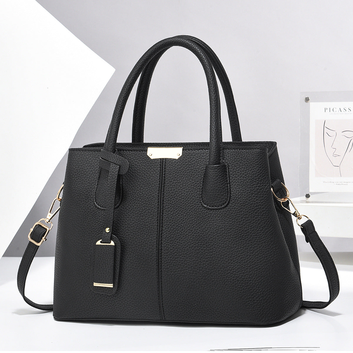 Women PU Leather Handbags Ladies Large Capacity Tote Bag Female Square Shoulder Bags New Fashion Crossbody Bags Rabio Toys & clothin