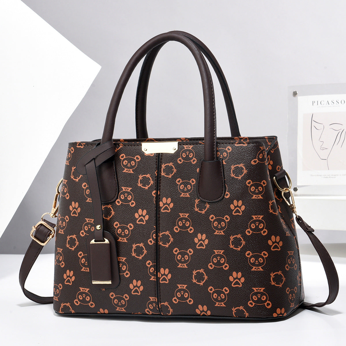 Women PU Leather Handbags Ladies Large Capacity Tote Bag Female Square Shoulder Bags New Fashion Crossbody Bags Rabio Toys & clothin