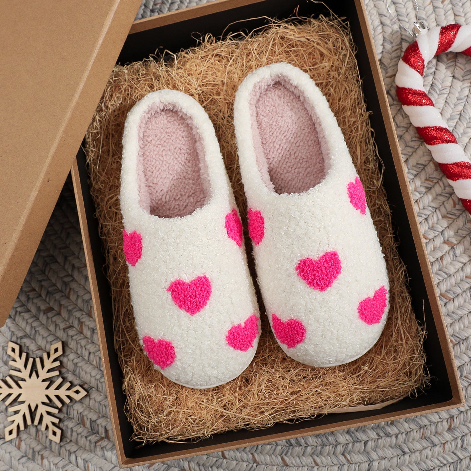 Valentine's Day Warm Indoor Love Cotton Slippers Rabio Toys & clothin